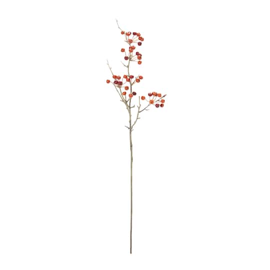Michaels, Melrose 27.25" Red & Orange Berry Pod Sprays, 6ct. – Category: Stems